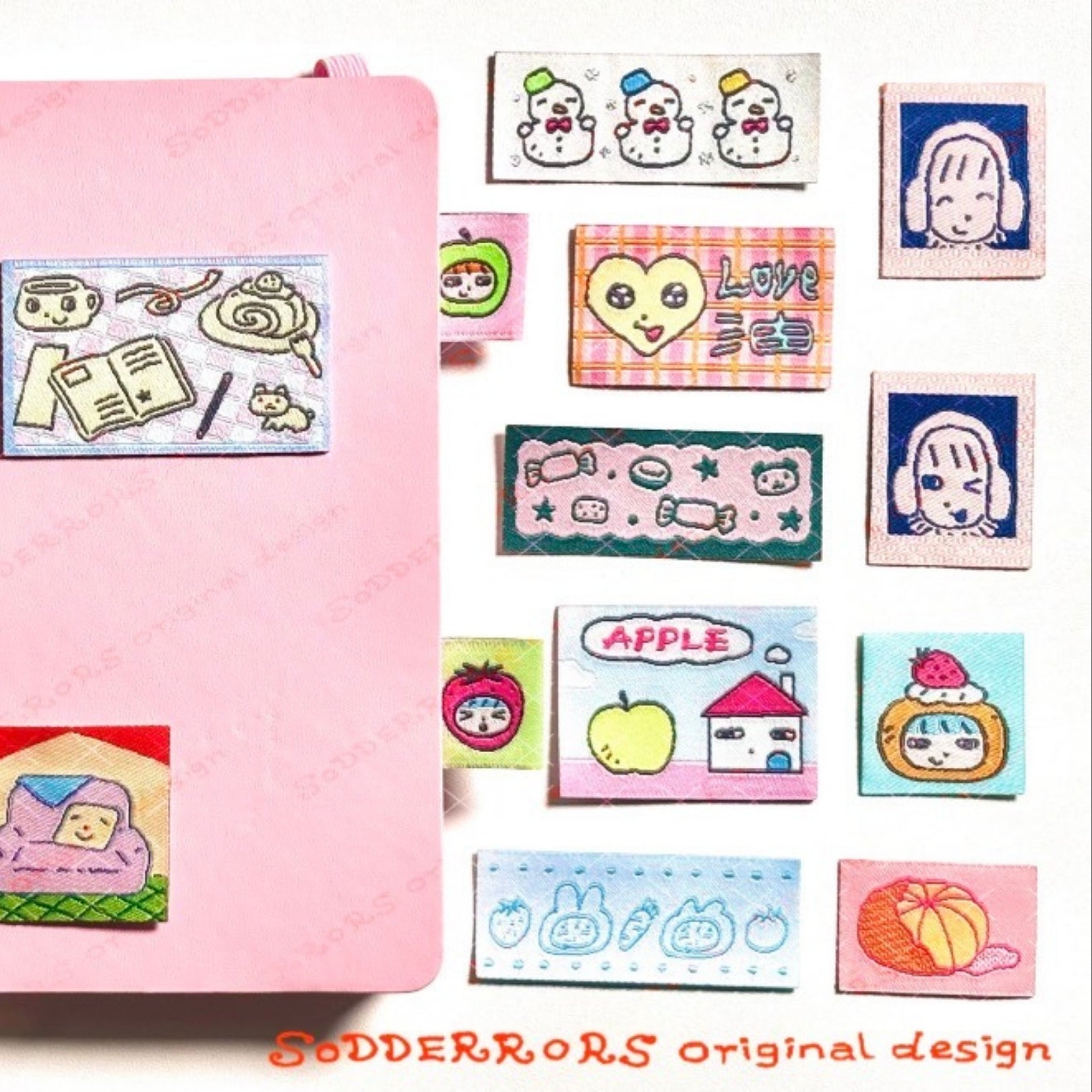 SODDERRORS - CANDY BAG FABRIC STICKER SET
