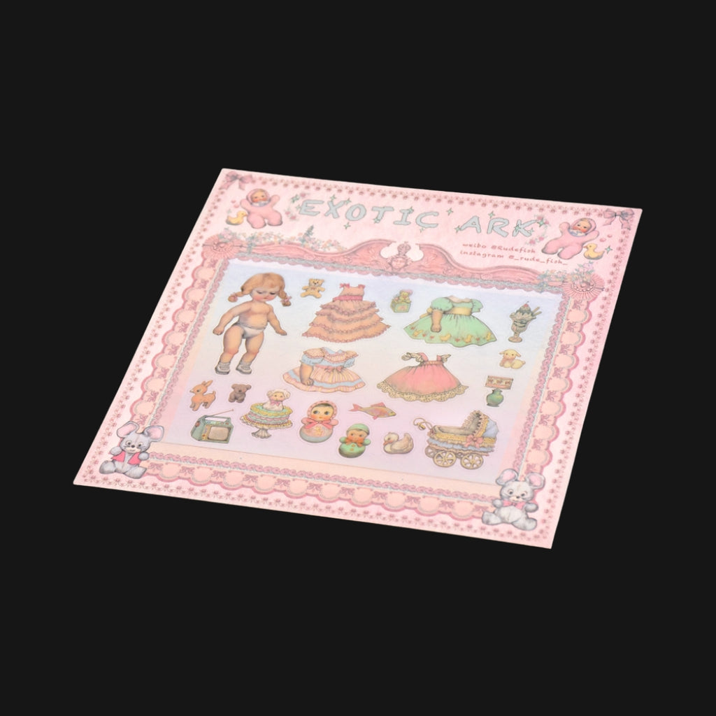 RUDEFISH - EXOTIC ARK STICKER SHEET