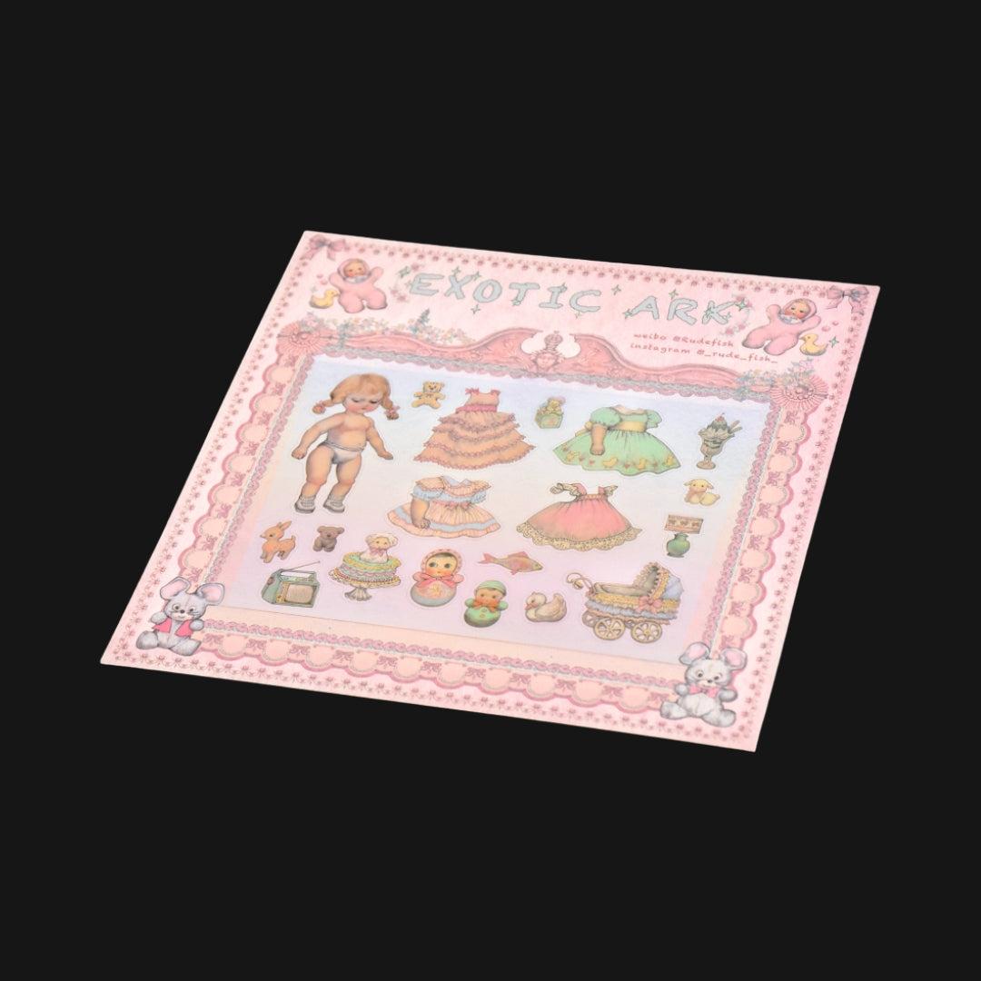 RUDEFISH - EXOTIC ARK STICKER SHEET