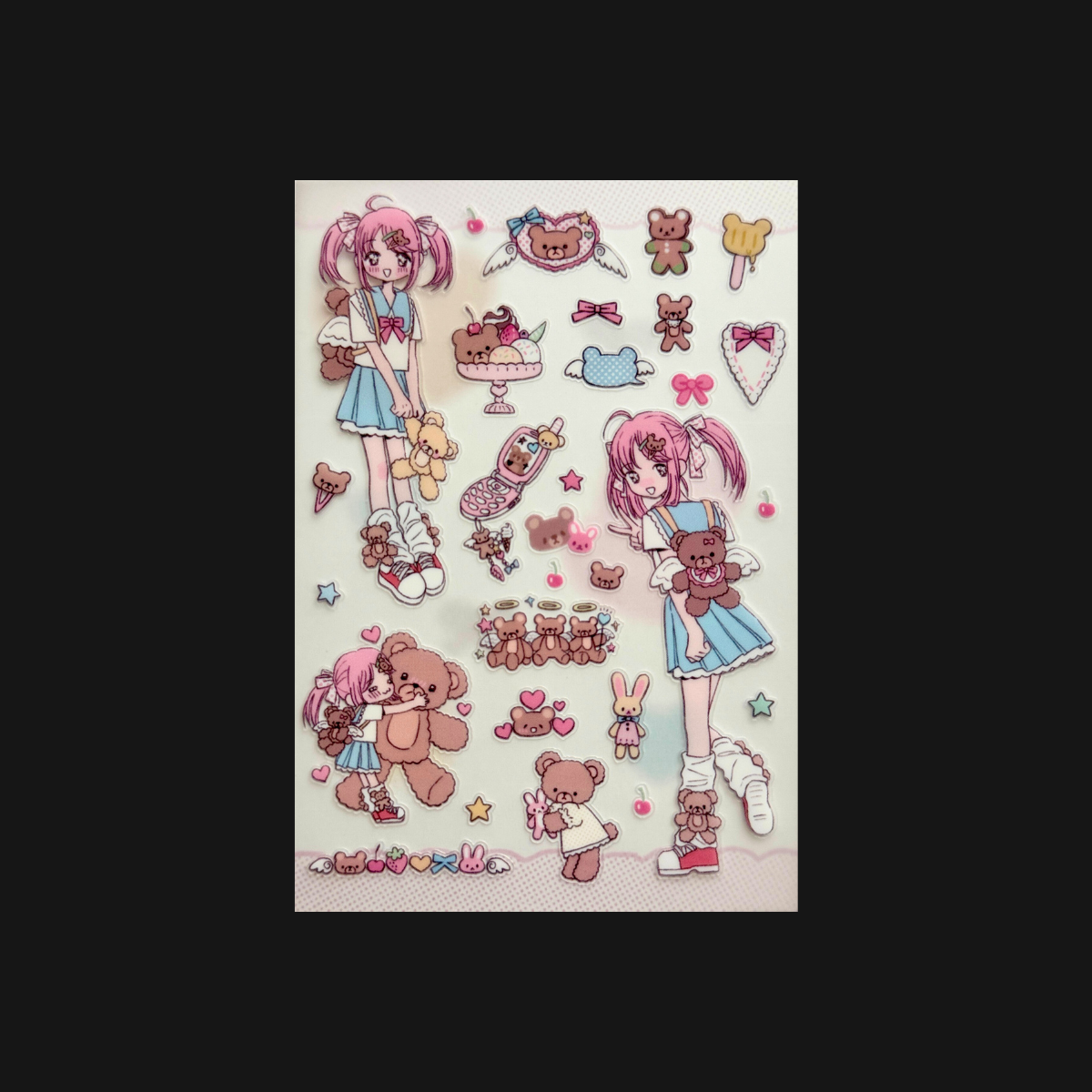 YAO -  Lovely Bear Sticker Sheet