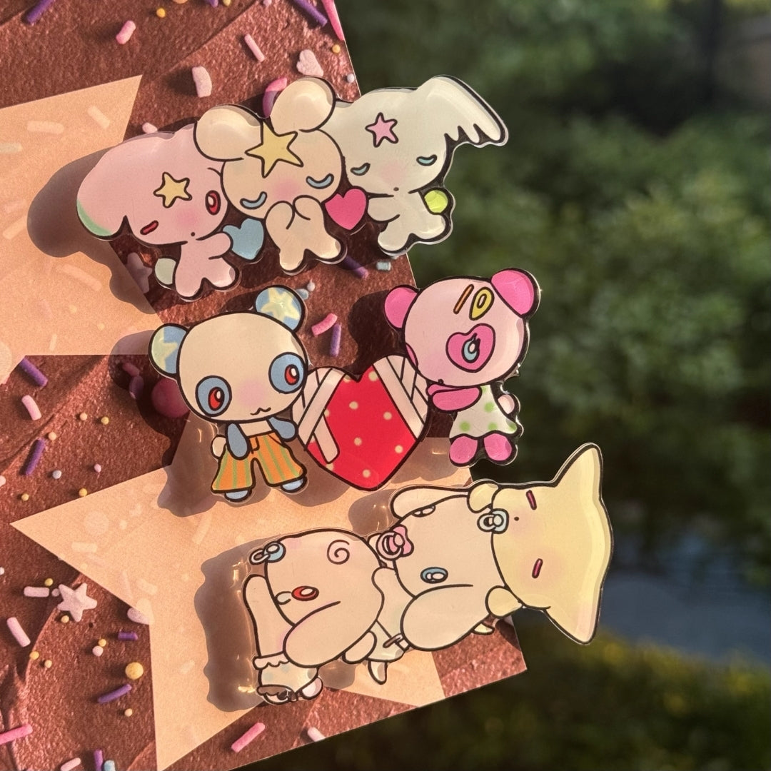 Sunonebird x Onionion - Animal Stacking Hair Clips