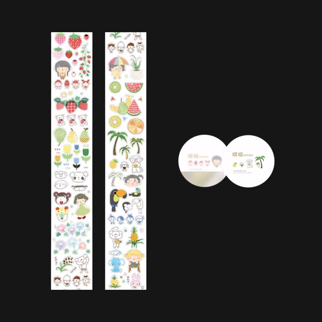 RUN TO HARU - ZAKKA STICKER ROLL
