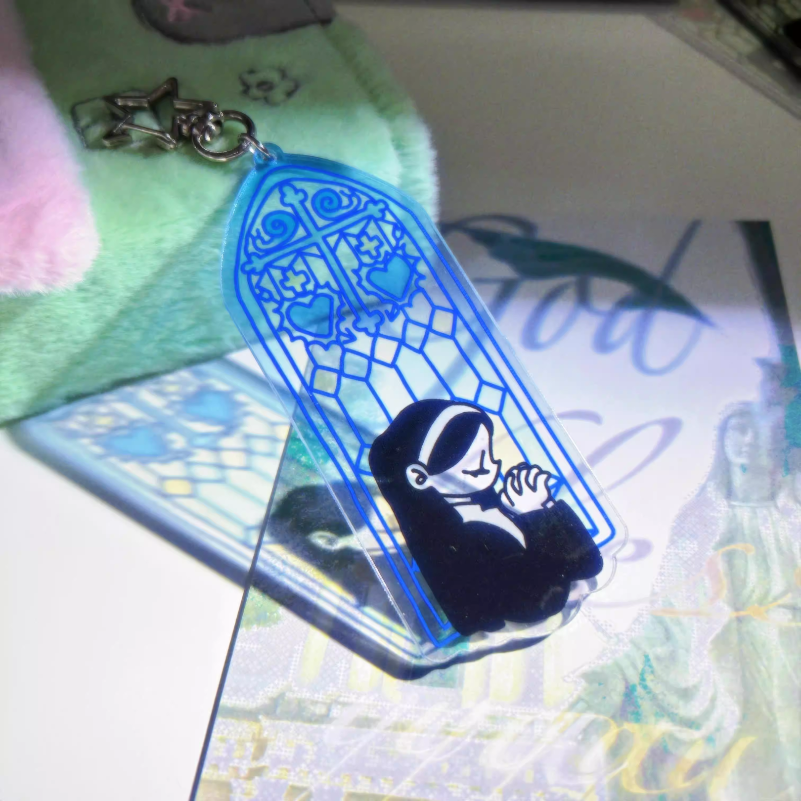 Congming - Praying Nun Keychain