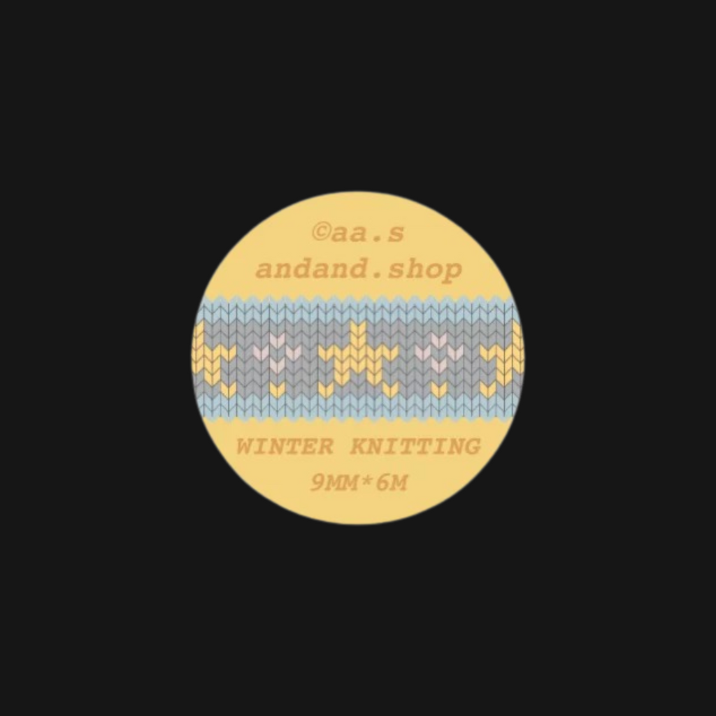 AndAnd. - Winter Sweater Sticker Roll