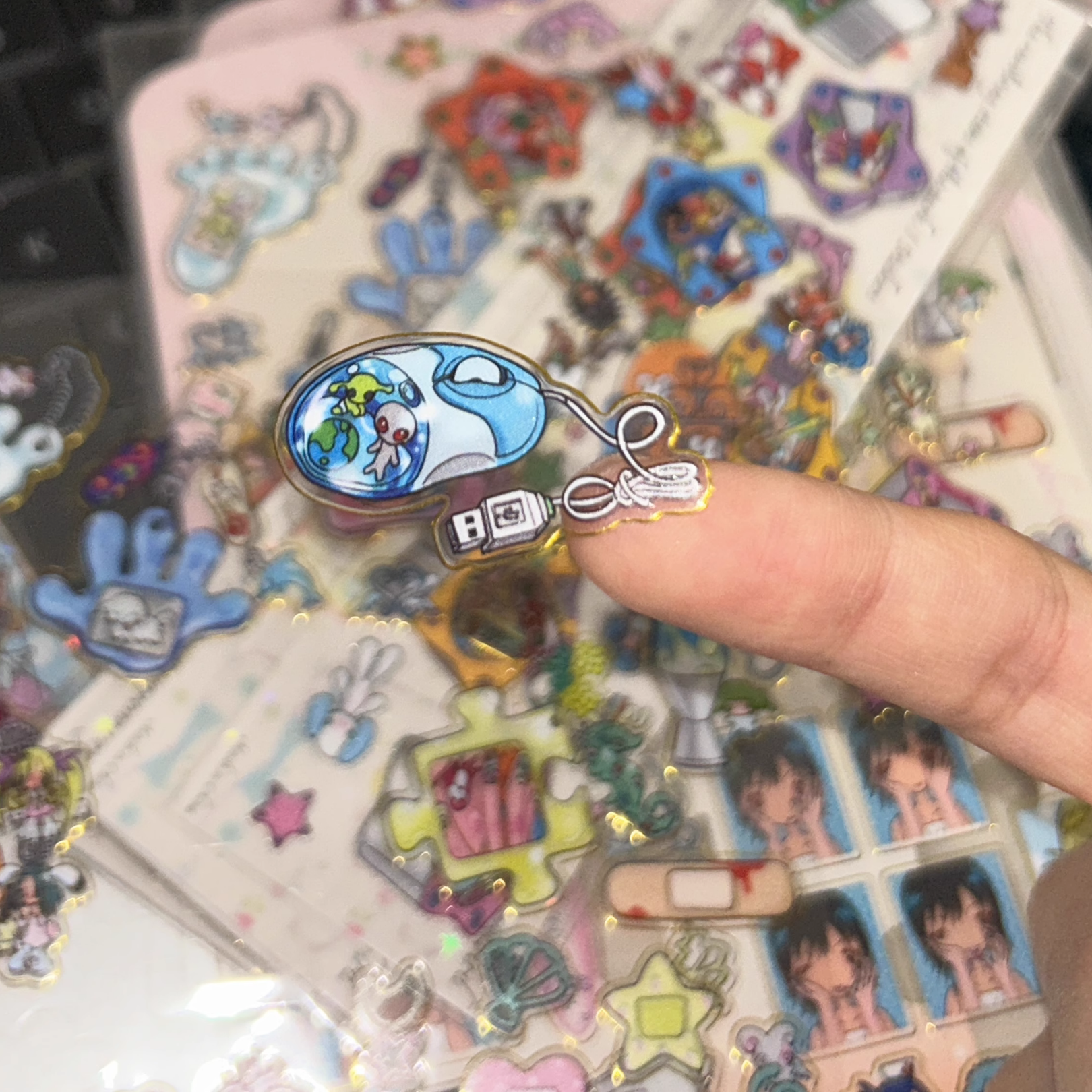 Sunonebird - Keychain Memory Sticker Sheet