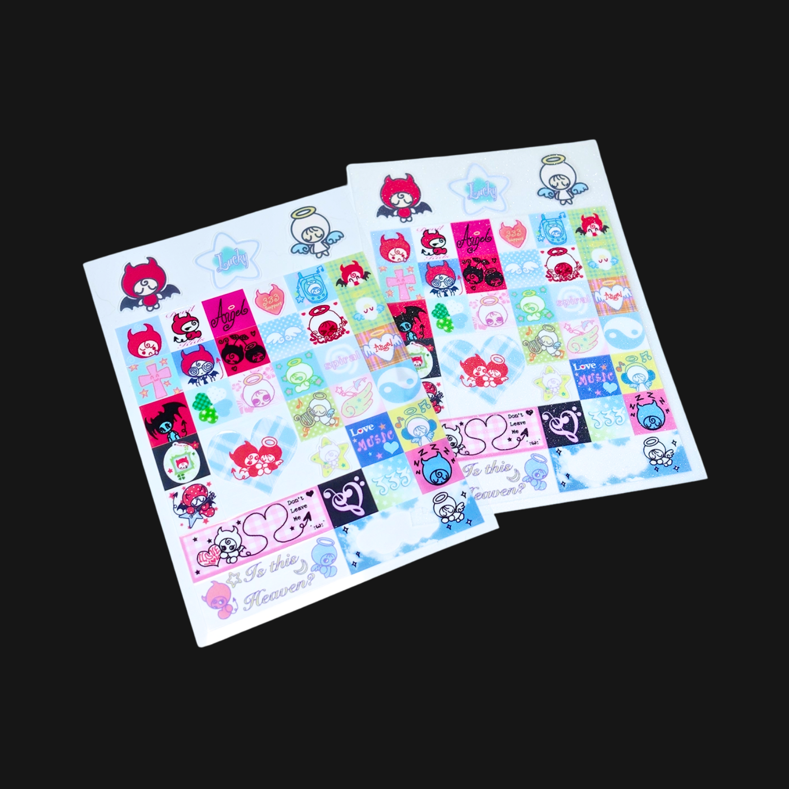 CONGMING - ANGEL DEVIL STICKER SHEET