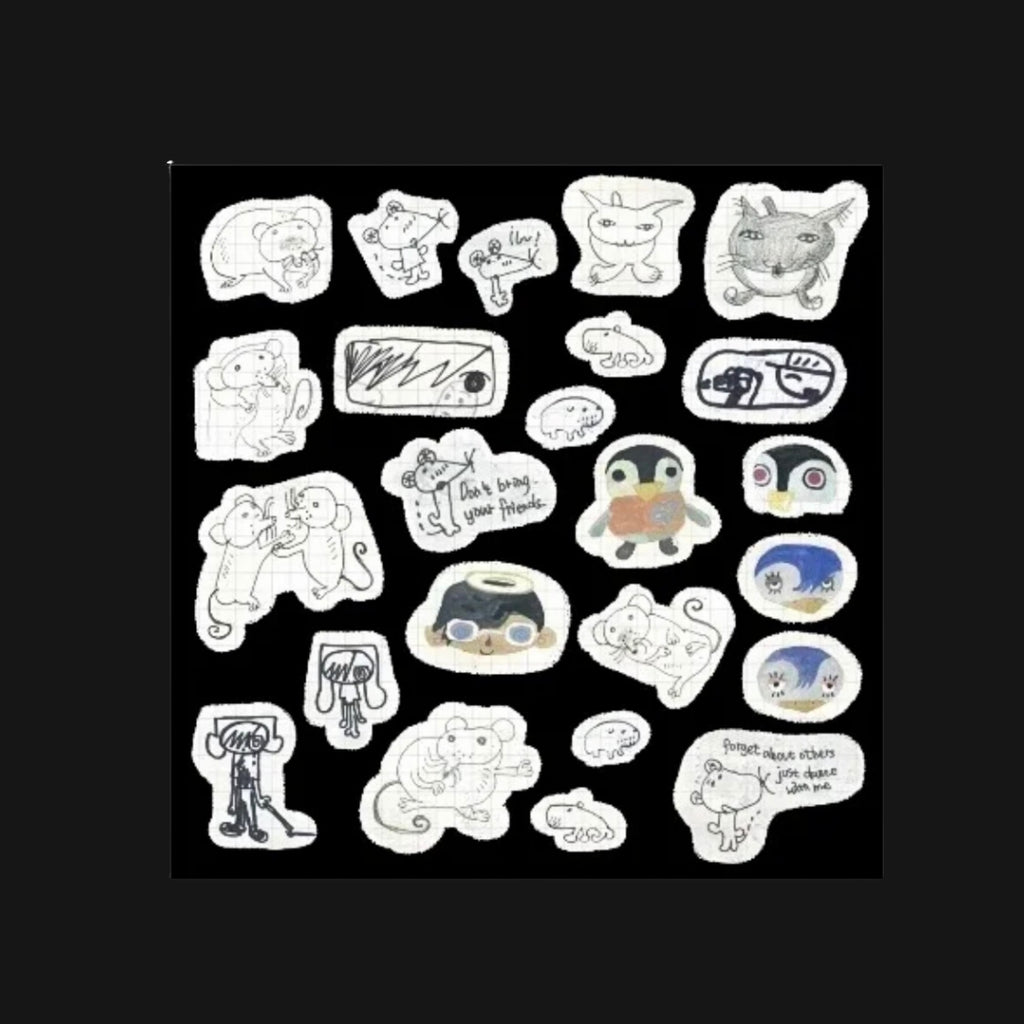 FLUFFY RATS - SKETCHES STICKER SHEET