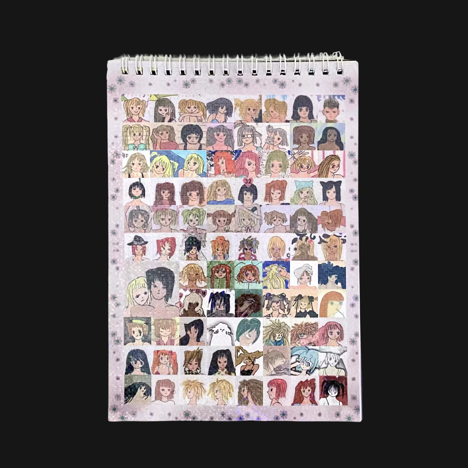 Niptong - A5 Headshots Sticker Sheet