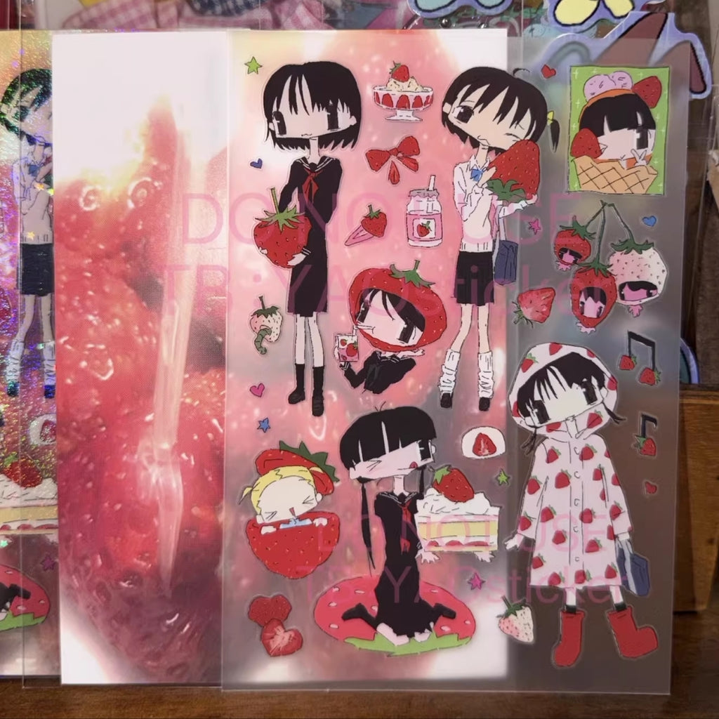 7.45 - STRAWBERRY LOVER STICKER SHEET