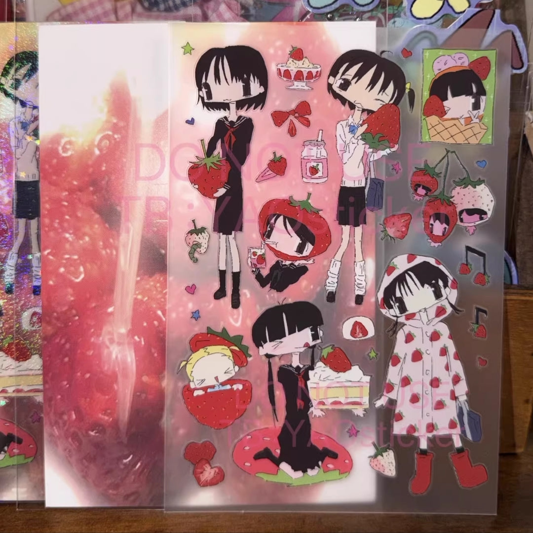 7.45 - STRAWBERRY LOVER STICKER SHEET