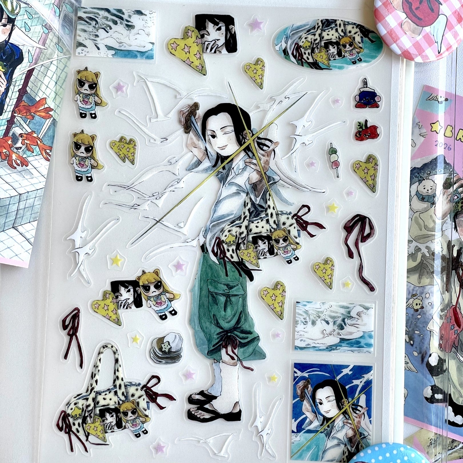 RUILIN ZHAO - Starlight Angel STICKER SHEET