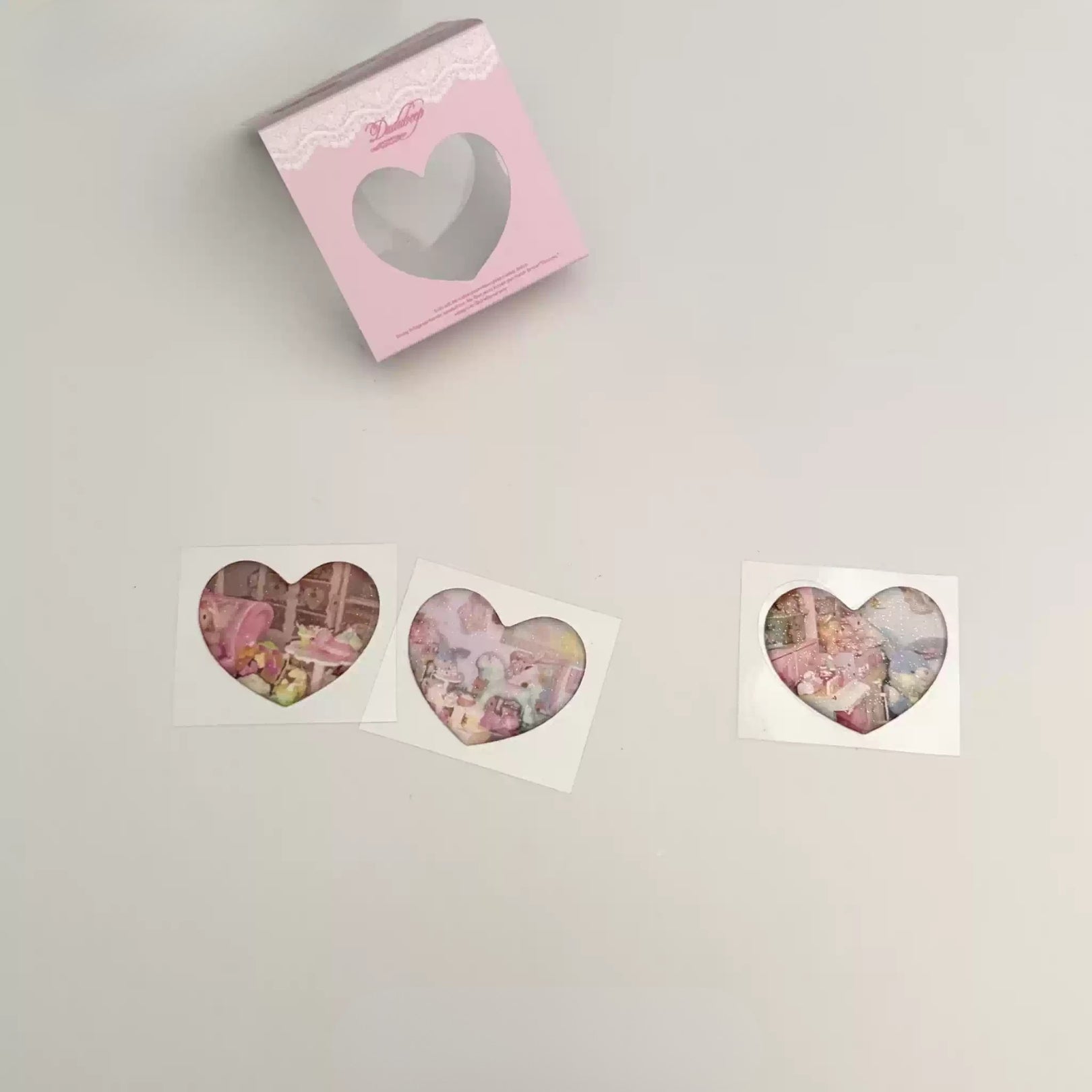 DUDUBEEP - DREAMY HEART STICKER PACK