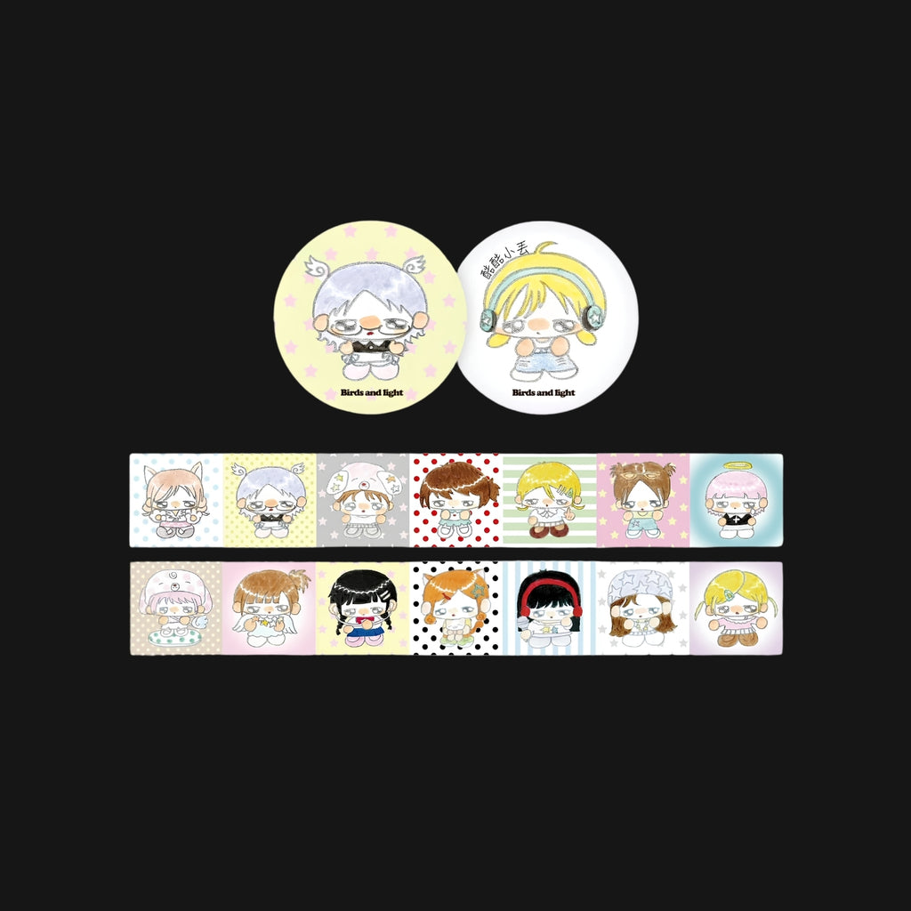 BIRDS & LIGHT - STAY COOL STICKER TAPE