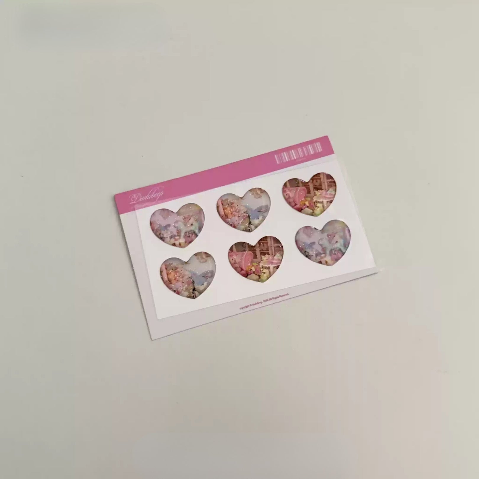 DUDUBEEP - DREAMY HEART STICKER SHEET