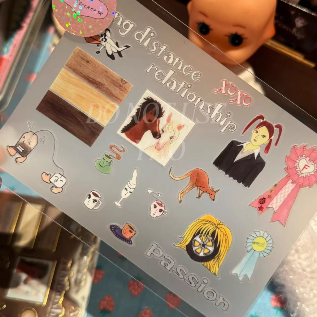 NIPTONG - LONG DISTANCE RELATIONSHIP STICKER SHEET