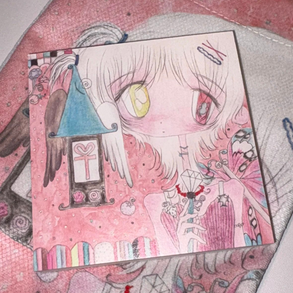 LAZY VENUS SYNDROME - STRAWBERRY WHITE BOOK NOTEPAD