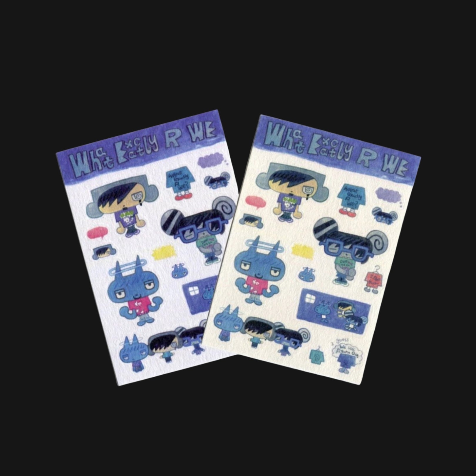 FLUFFY RATS - WHAT EXACTLY R WE STICKER SHEET
