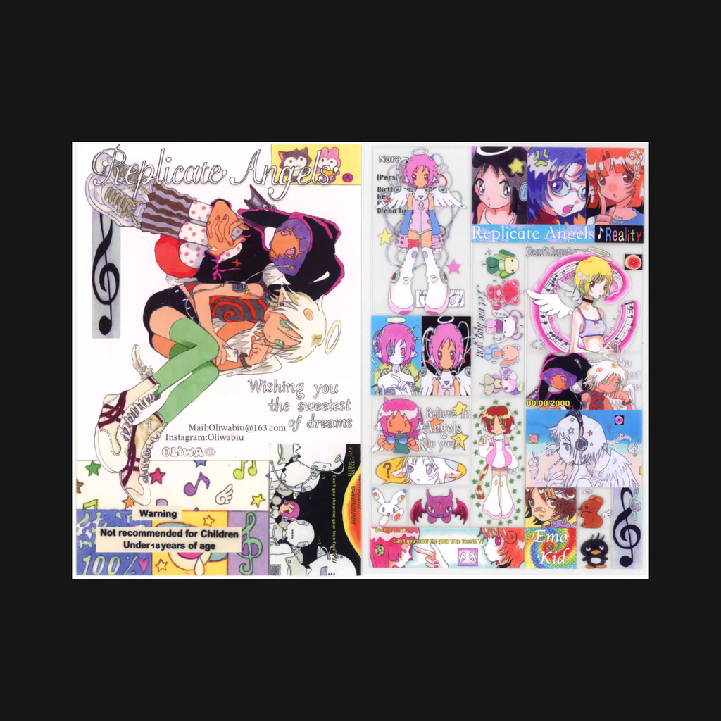 Oliwa - Replicate Angel Sticker Sheet