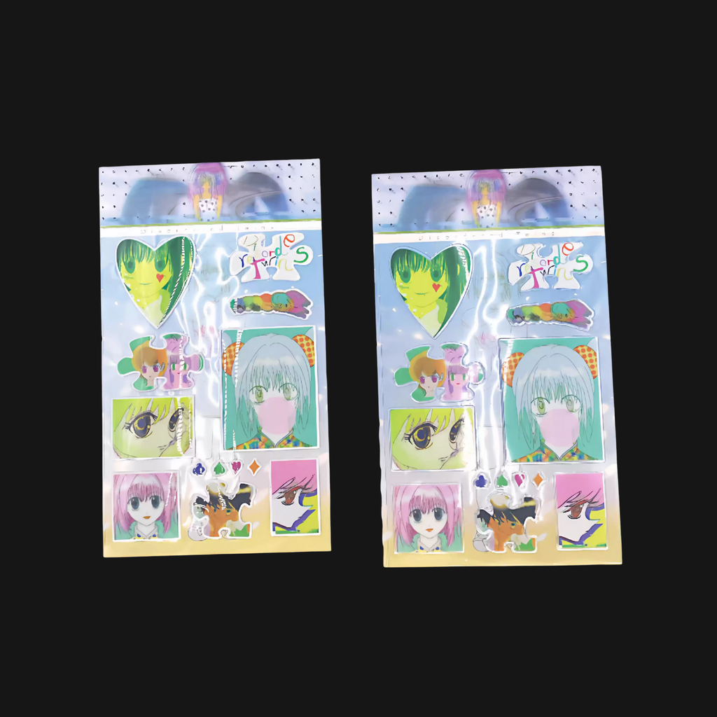 DISORDERED TWINS - SWIMMING POOL ANGEL STICKER SHEET