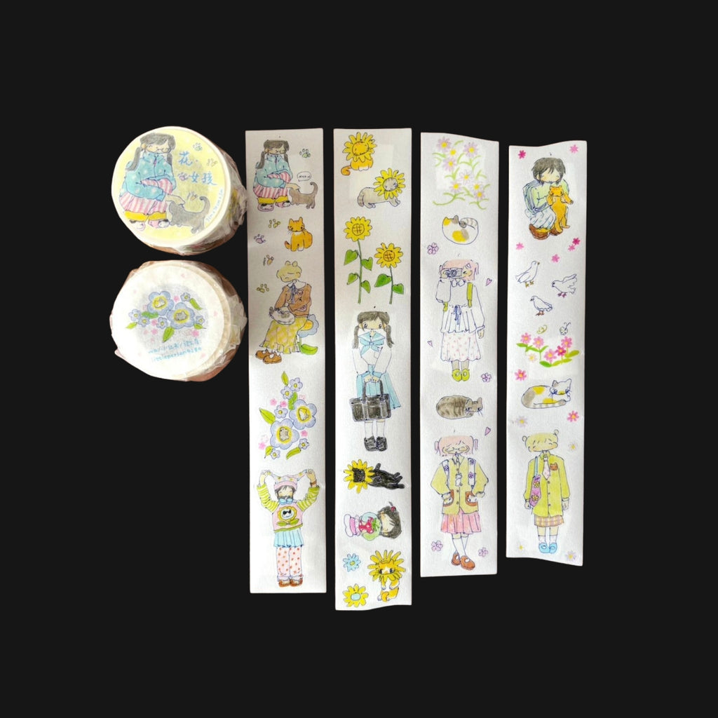 LITTLE PERSON - FLOWER GIRL STICKER ROLL