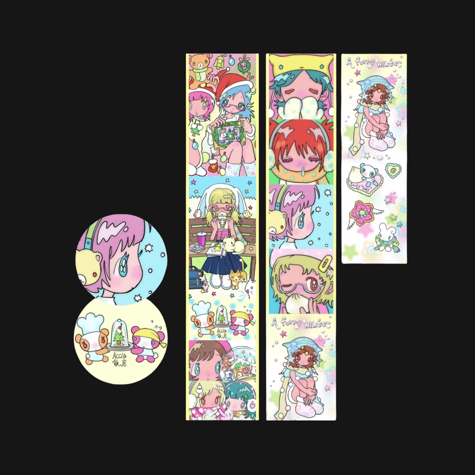 Sunonebird x Accio - Winter Vibes Sticker Roll