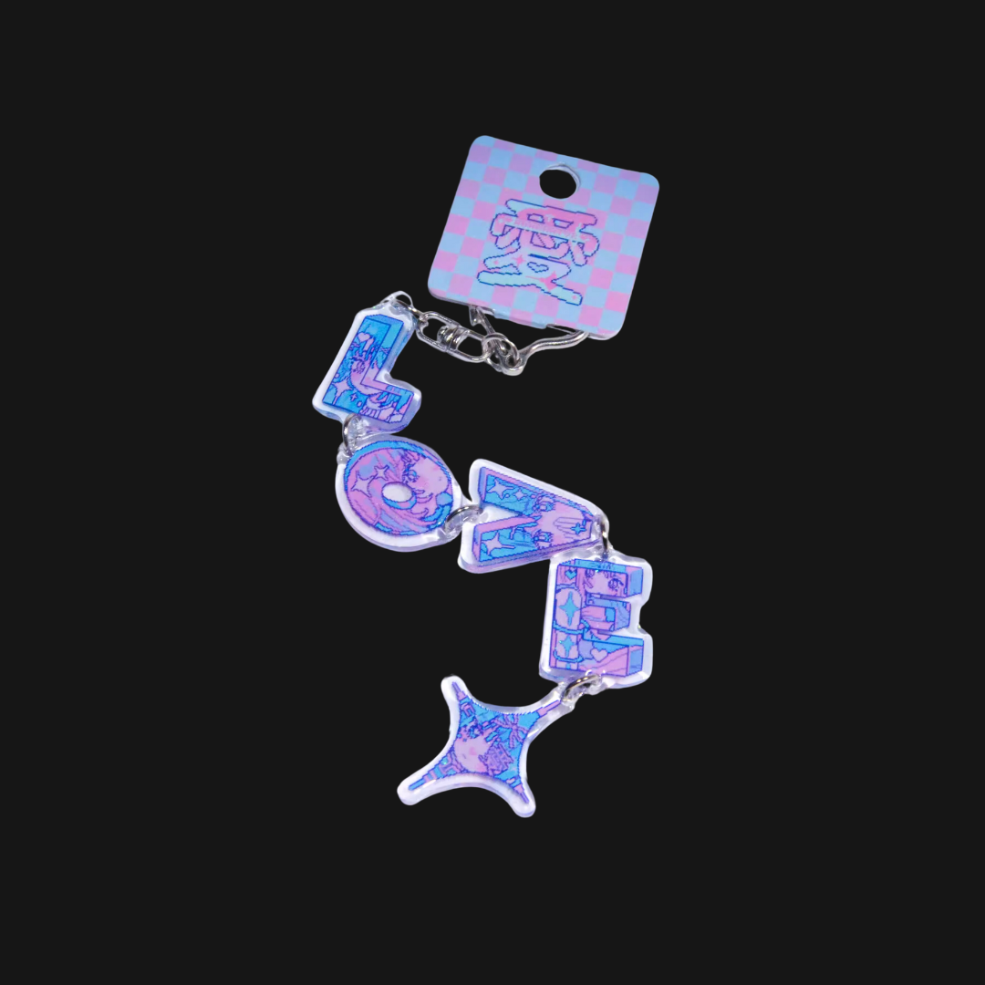 ANARRATOR - LOVE Double Sided Keychain
