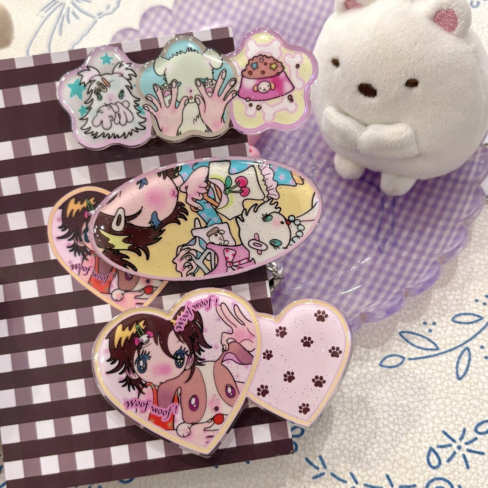 SUNONEBIRD x ACCIO - RUN RUN PARK HAIR CLIP SET