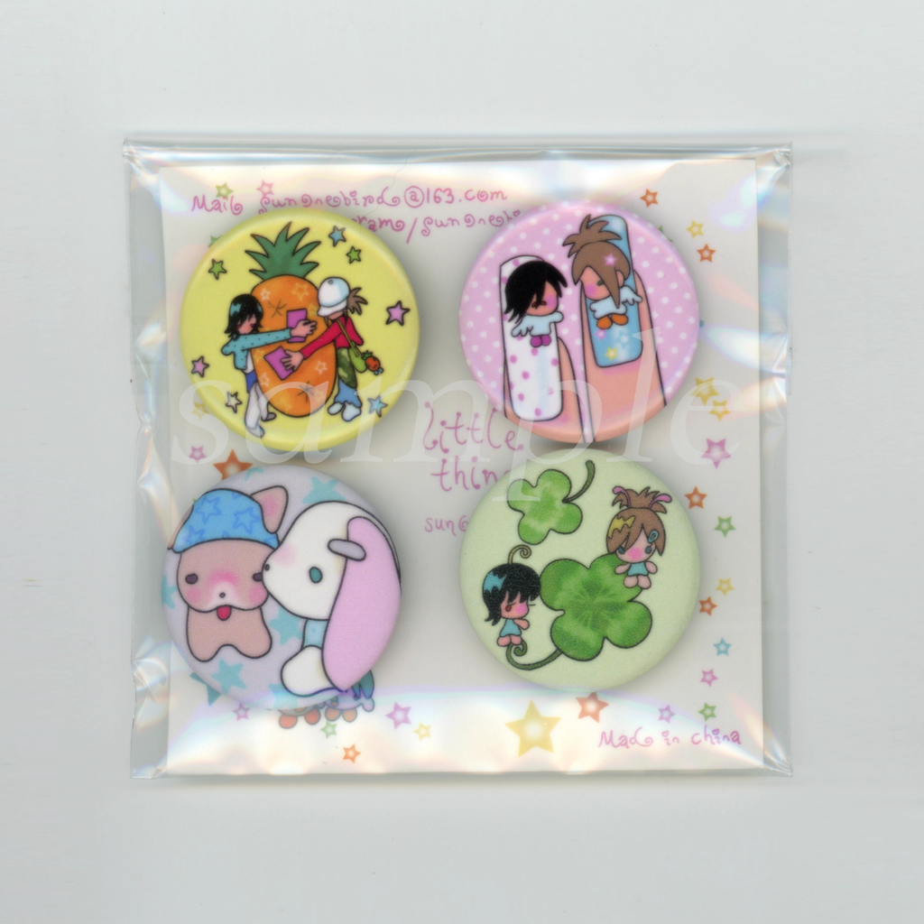 SUNONEBIRD - LITTLE THINGS BADGES