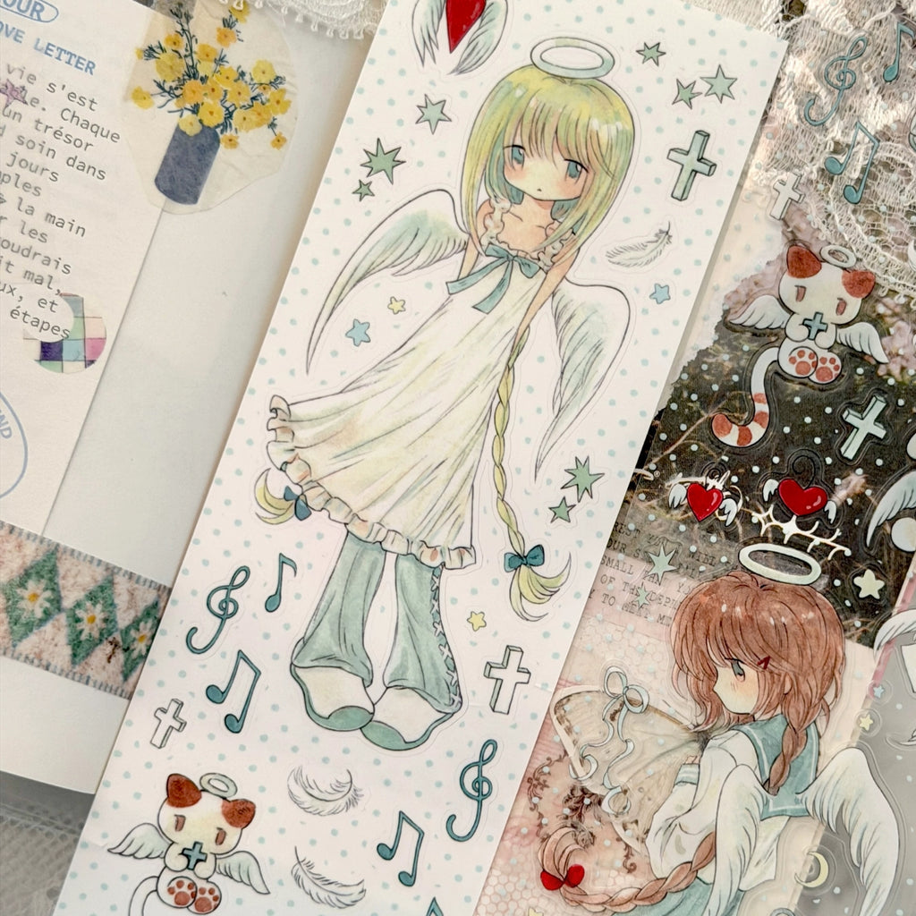 LIGHTED SNOW - ANGEL’S MEETING STICKER ROLL