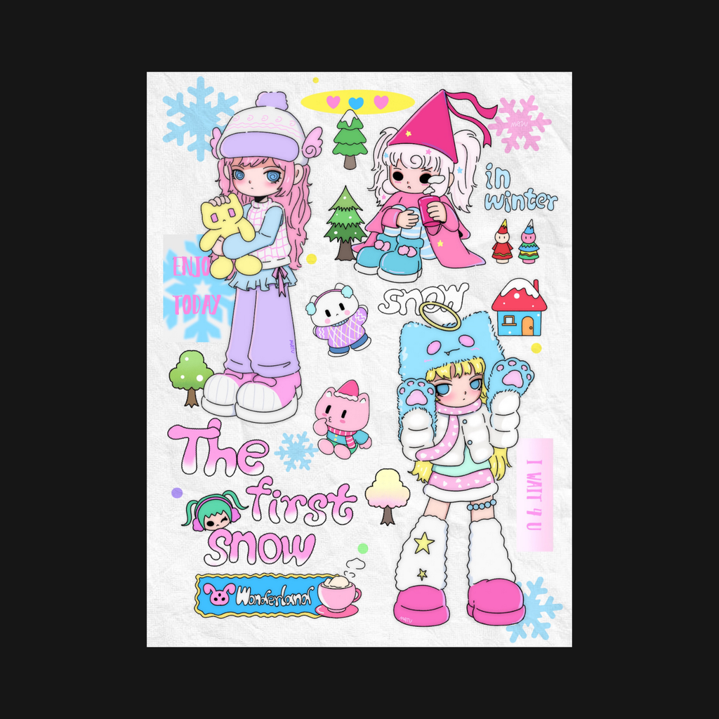 MATU - FIRST SNOW STICKER SHEET