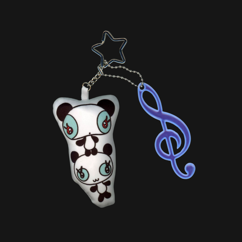 Sunonebird - Panda Pillow Glow in the Dark Keychain