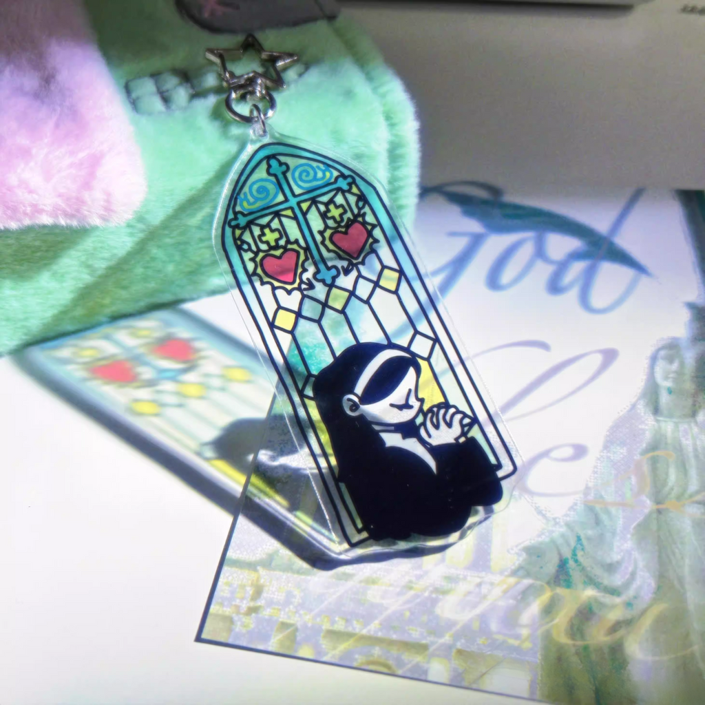 Congming - Praying Nun Keychain