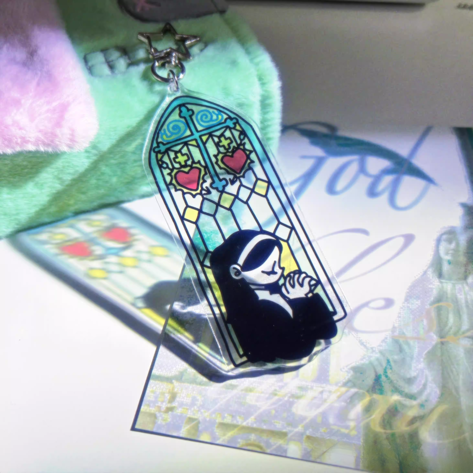 Congming - Praying Nun Keychain