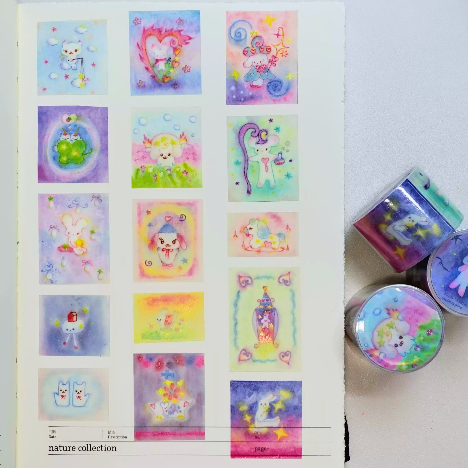 PLASTIC PECO - SOFT SPELL STICKER ROLL
