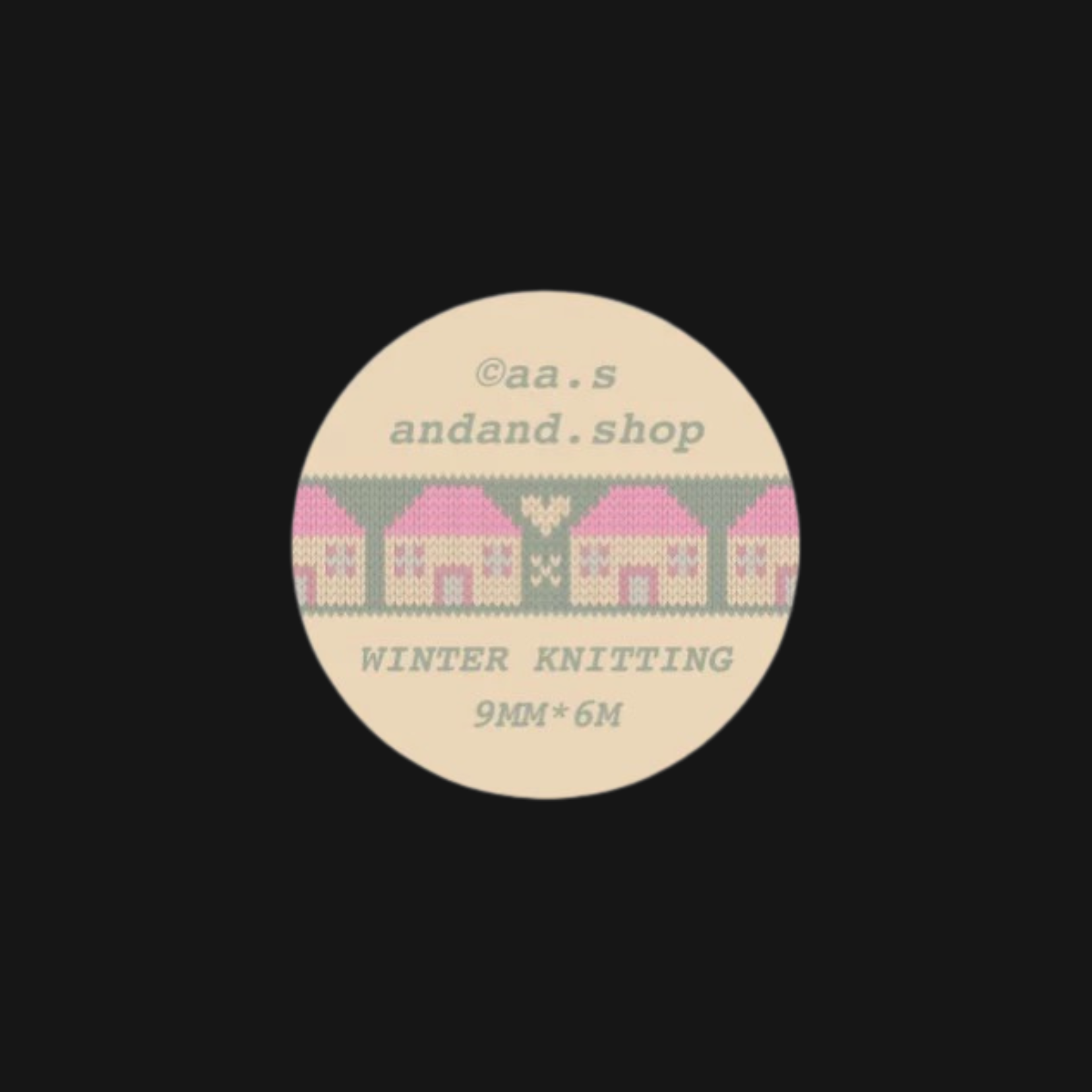 AndAnd. - Winter Sweater Sticker Roll