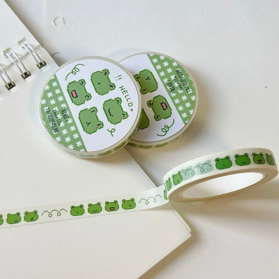 EAT HOT - CUTE PIXEL SERIES STICKER ROLL