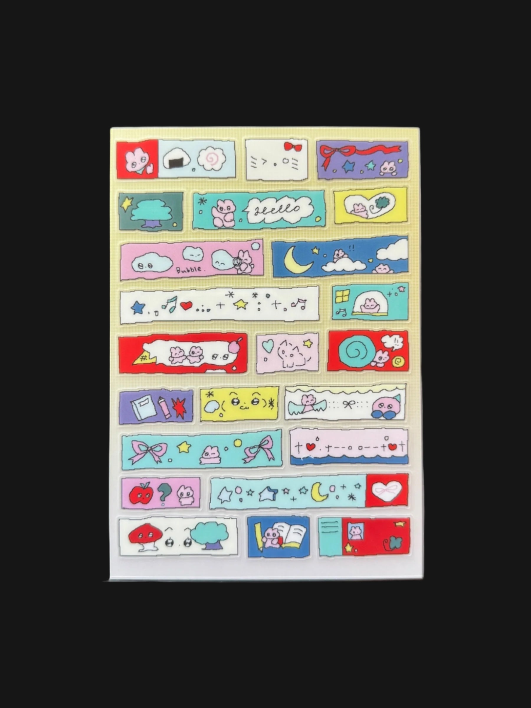 Creamhoney - Note Tag Sticker Sheet
