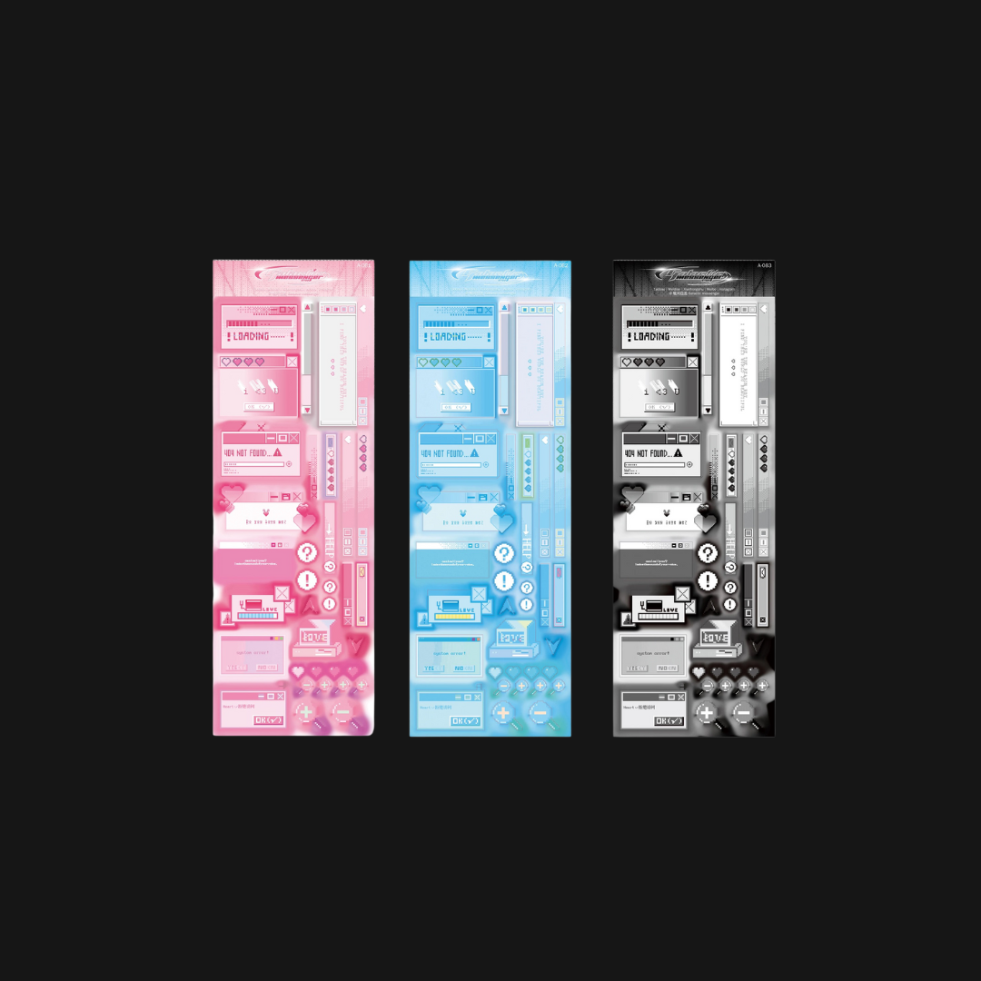 Galactic Messenger - Program Interruptions Sticker Sheet Set