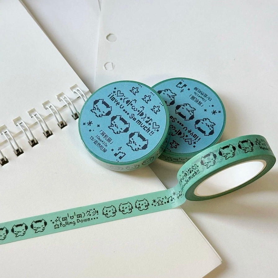 EAT HOT - CUTE PIXEL SERIES STICKER ROLL