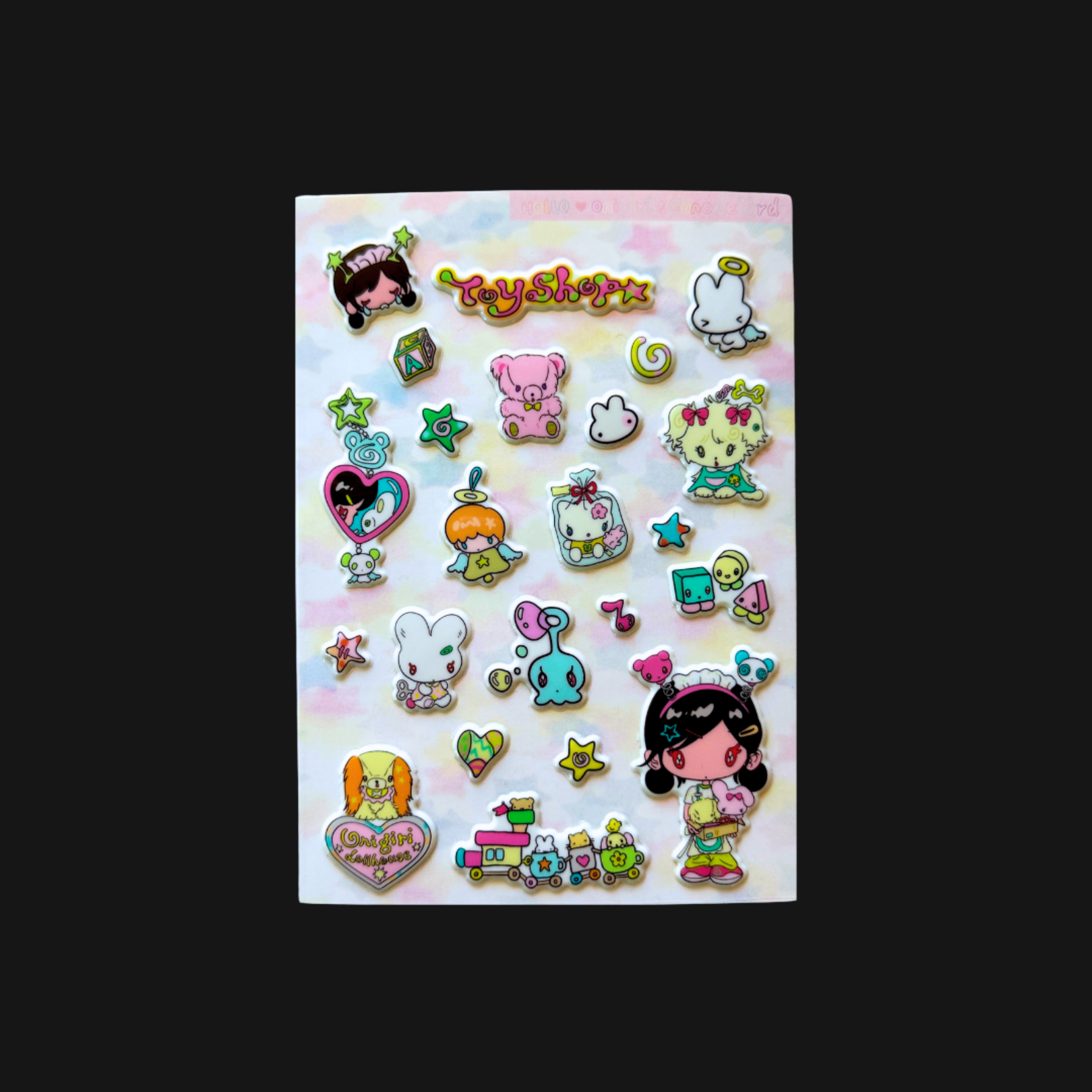 Sunonebird x Onigiri - Toy Shop Puffy Sticker Sheet