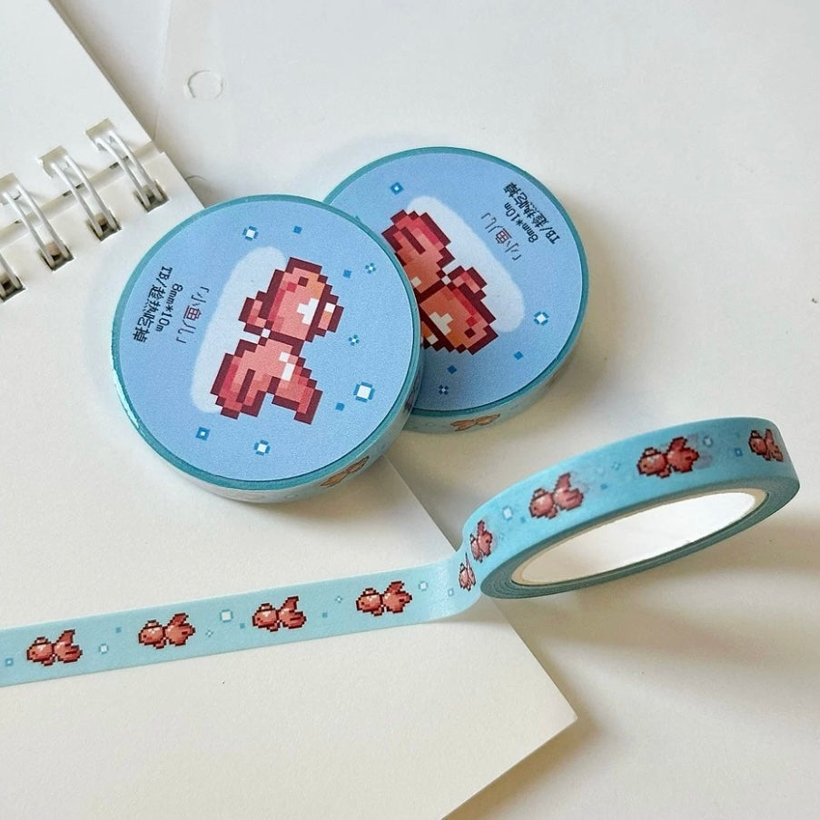 EAT HOT - CUTE PIXEL SERIES STICKER ROLL