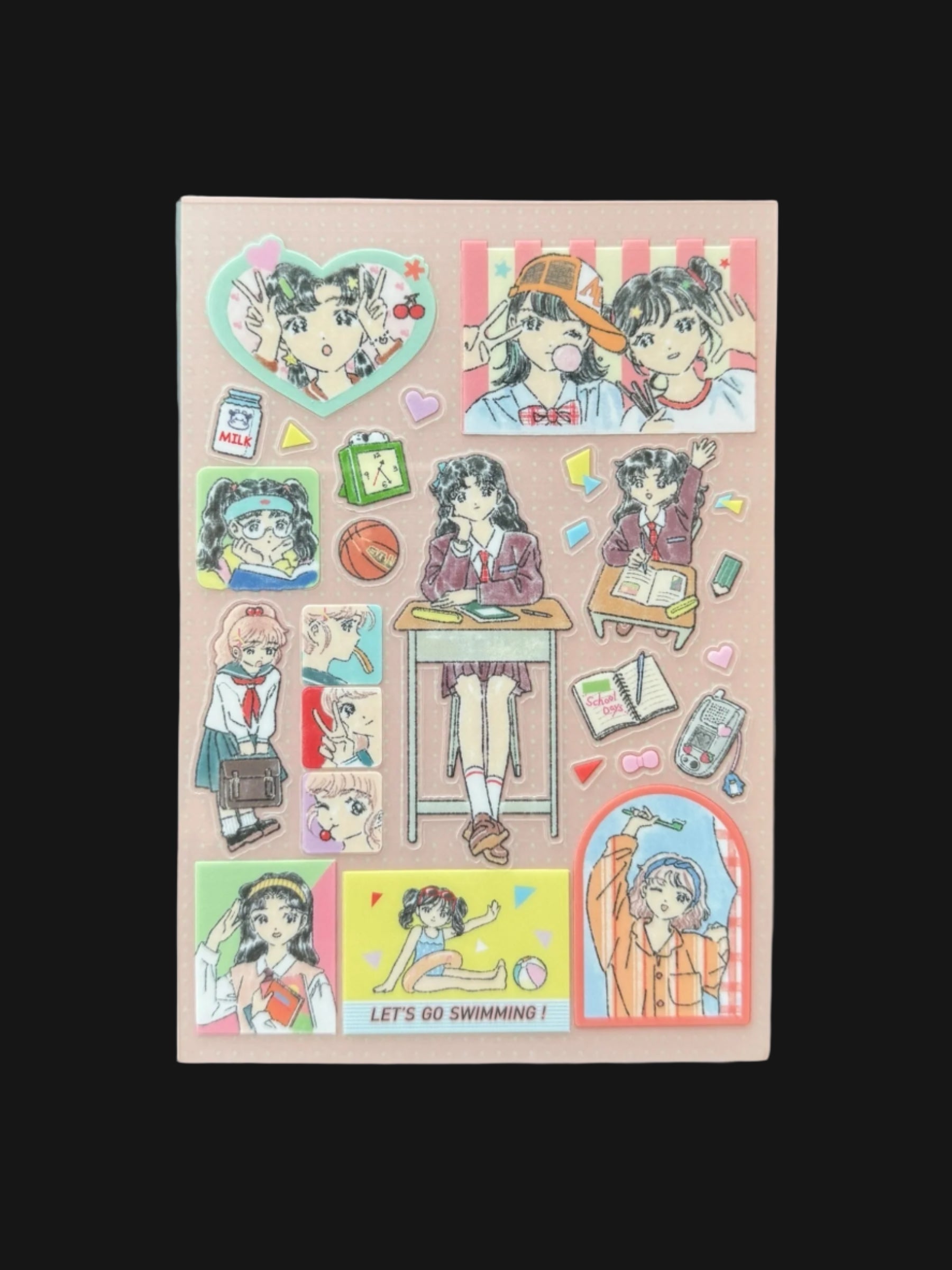 YAO - High School Girl Sticker Sheet