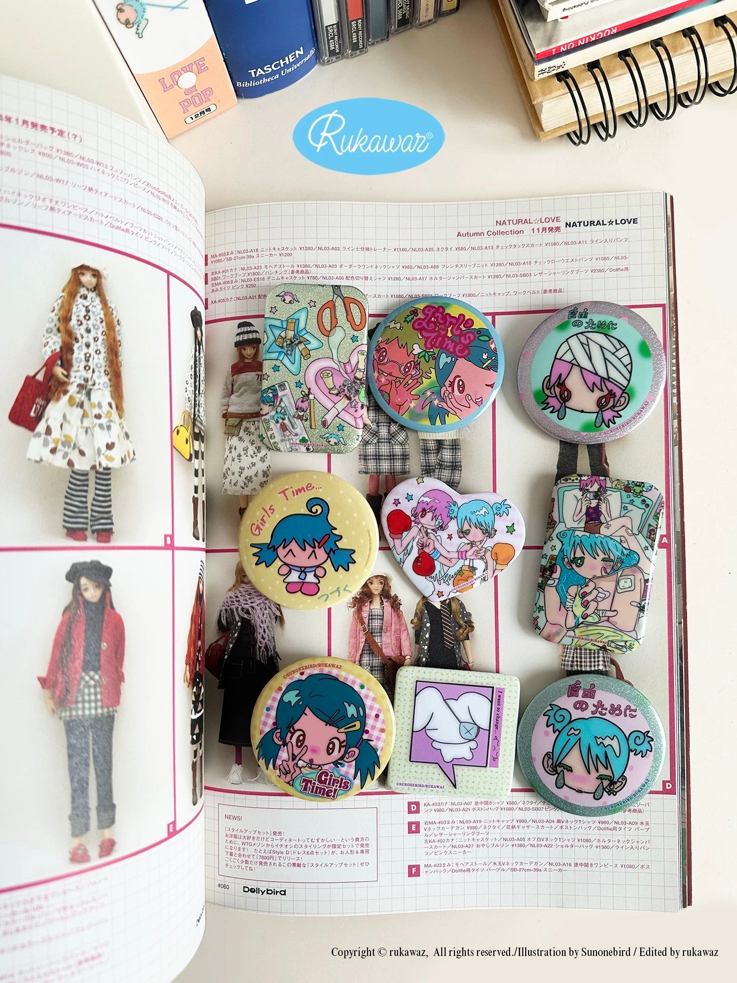 Sunonebird x RUKAWAZ - Badges Set A