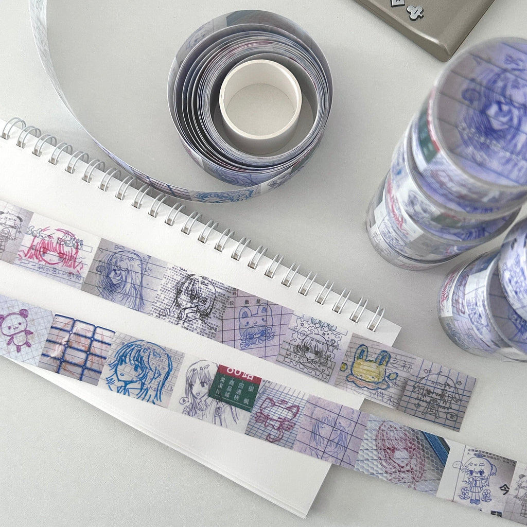 Nemony - Sketched Figures Sticker Roll