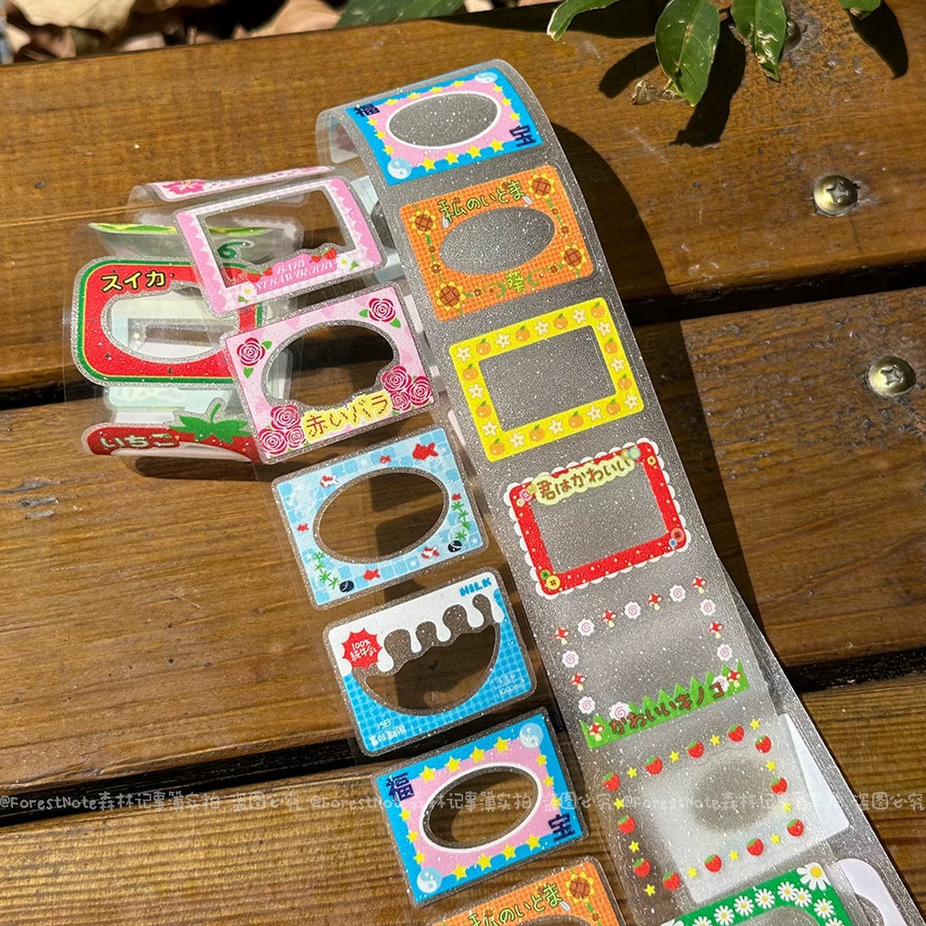 Forest Note - Multi Flavor Frame Sticker Roll