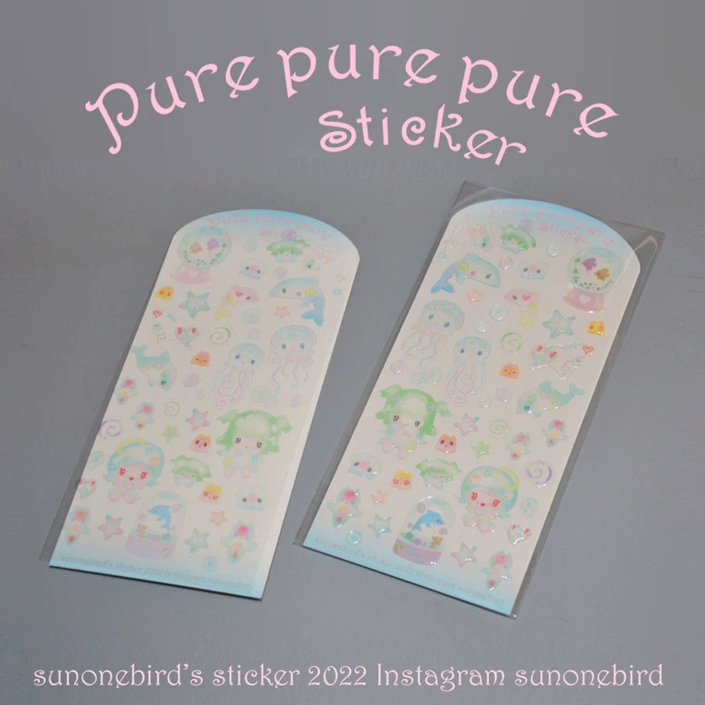 Sunonebird - Pure Pure Pure Sticker Sheet