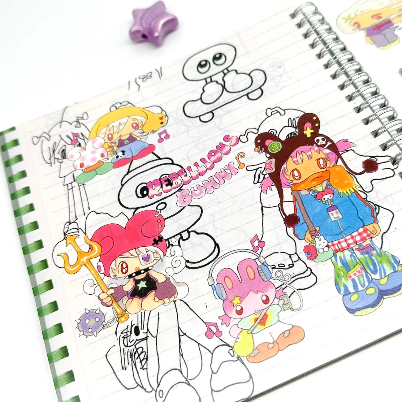 Oliwa - 2022 Warped Star Doodle Zine