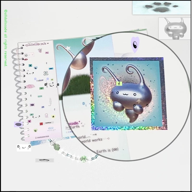 Alldollscode - #34 Square Sticker