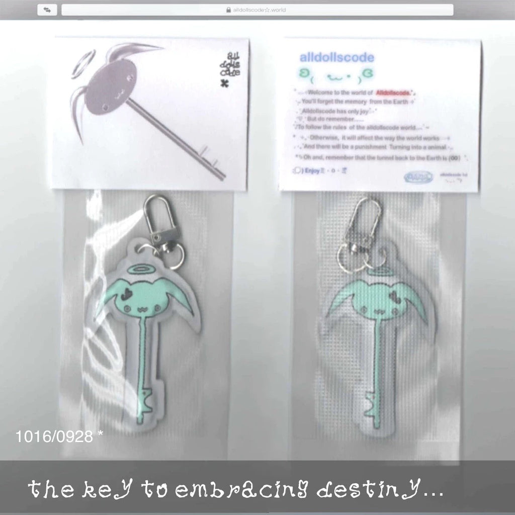Alldollscode - Embracing Destiny Keychain