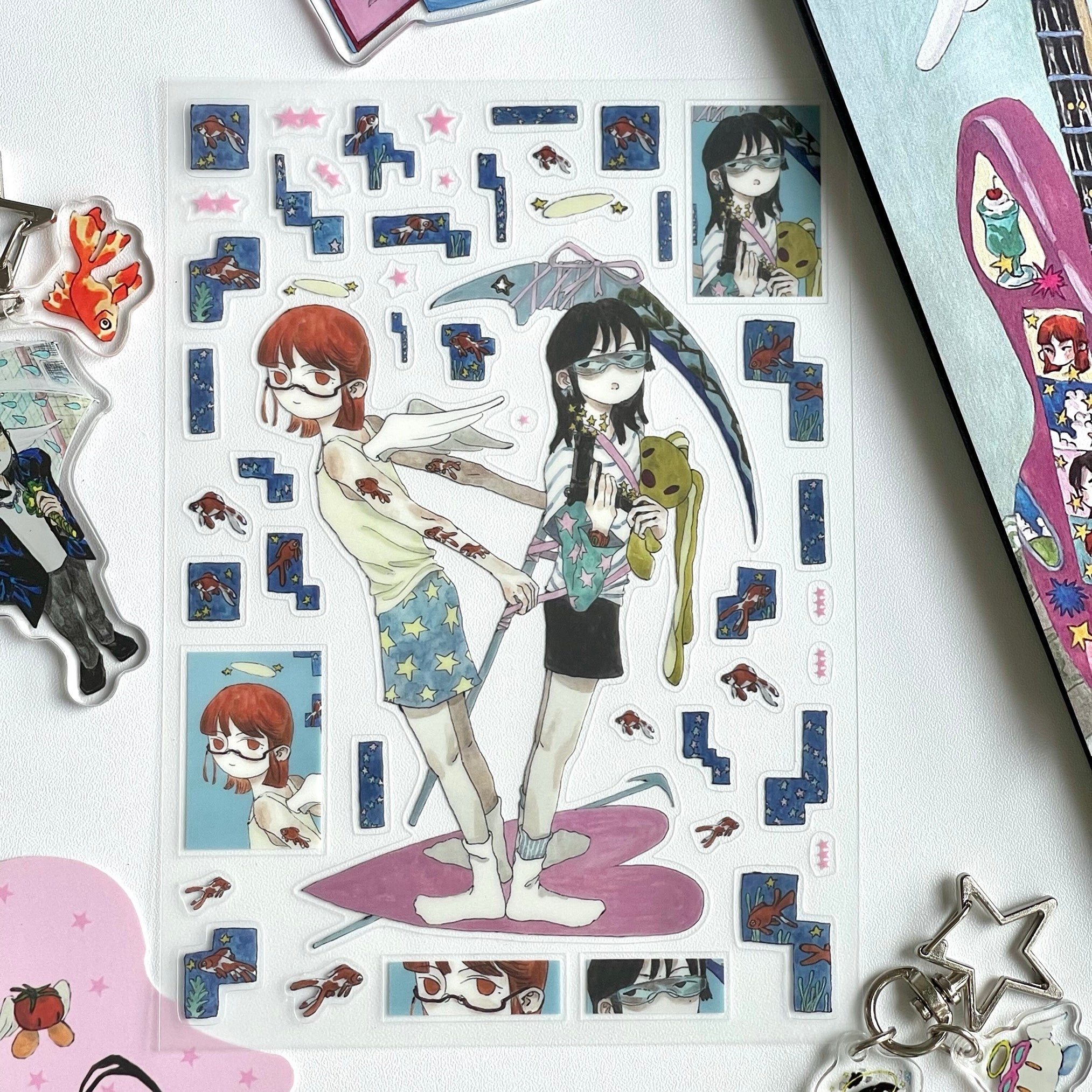 RUILIN ZHAO - Angel of Love and the Scythe STICKER SHEET
